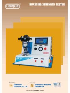 bursting strength tester ubique|bursting strength tester pdf.